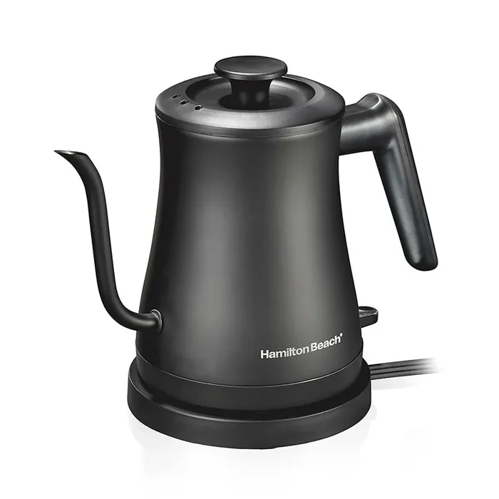 Hamilton Beach 41045 Black S/S 20 ounce Gooseneck Tea Kettle