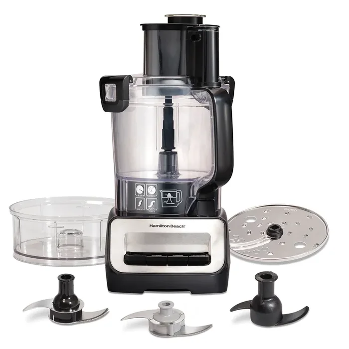 Hamilton Beach Commercial 70585 Stack And Snap 14 Cup Food Processor