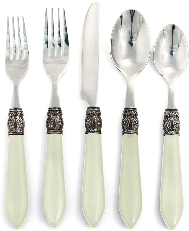 Hampton Forge Sophia 20 pc Set, Off White