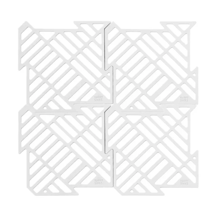 Happy SiNKS Silicone White Sink Mat