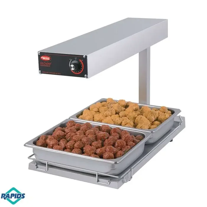Hatco GRFFB Glo-Ray Infrared Food Warmer with Heated Base