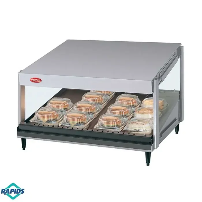Hatco GRSDS-24 Glo-Ray Single Shelf Merchandising Display Warmer