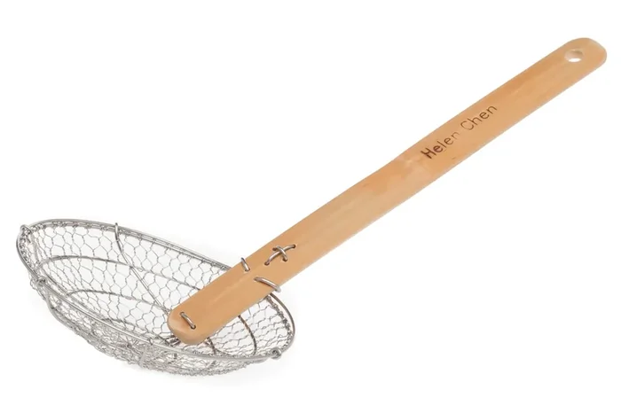 Helen‘s Asian Kitchen 7″ Spider Skimmer with Bamboo Handle