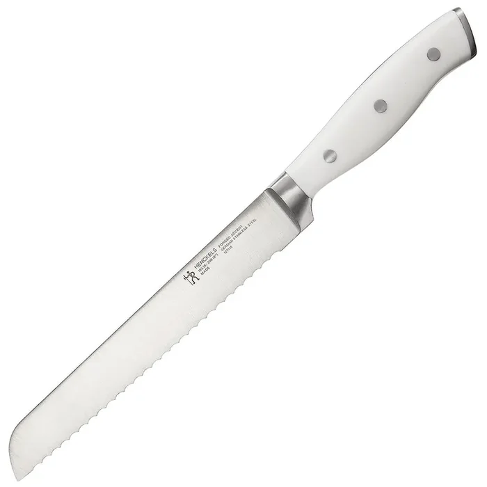 Henckels Forged Accent 8″ Bread Knife – White Handle