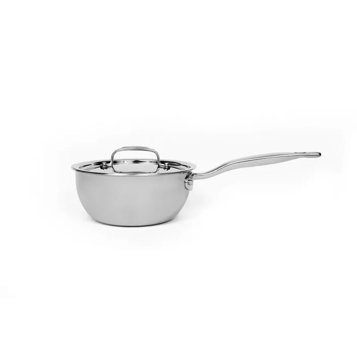 Heritage Steel Multi-Ply 2 Quart Saucier with Lid