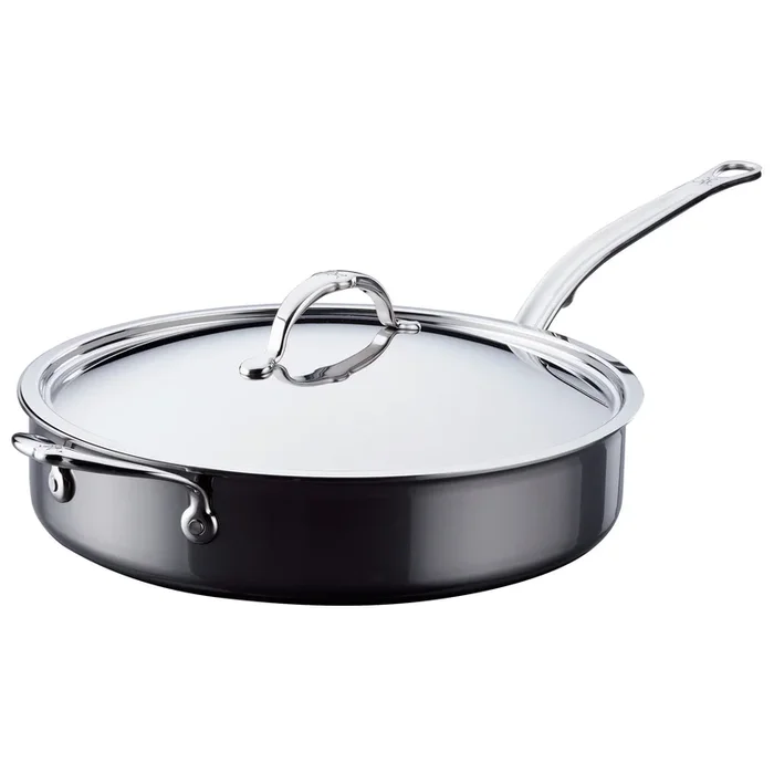 Hestan Nanobond 5 quart Covered Saute with helper handle
