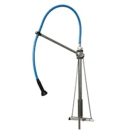 Himi Instinct IF6004 60″ V-Mounted Pre-Rinse Faucet With Vacuum, And High Pressure Nylon Braided Hose
