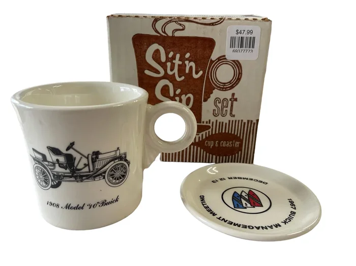 HLC 1908 Model “10 ” Buick Advertising Mug