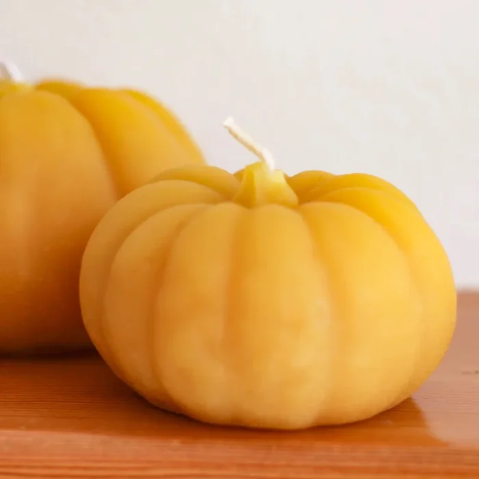 HONEY CANDLES Beeswax Candle – Pumpkin