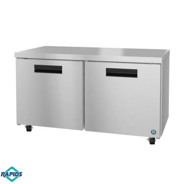 Hoshizaki UF60B Undercounter Reach-In Two-Section Freezer, 60”