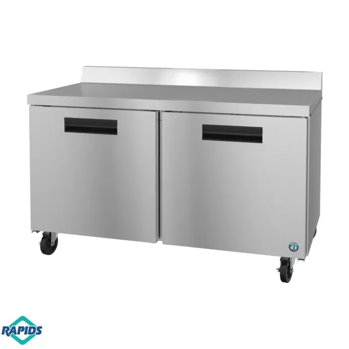 Hoshizaki WF60B Reach-In Two-Section Worktop Freezer, 60″