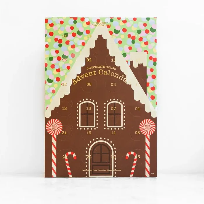 House of Chocolate Spotty Christmas Advent Calender 24pce