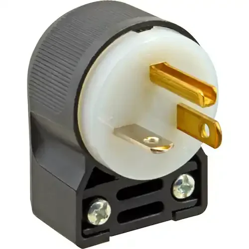 Hubbell HBL5366CA (or Equivalent) Plug, Angle 20A/125V H Ubbell (253-1455)