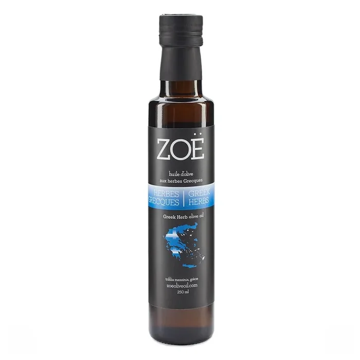 Huile d’olive aux herbes grecques 250ml – Zoë