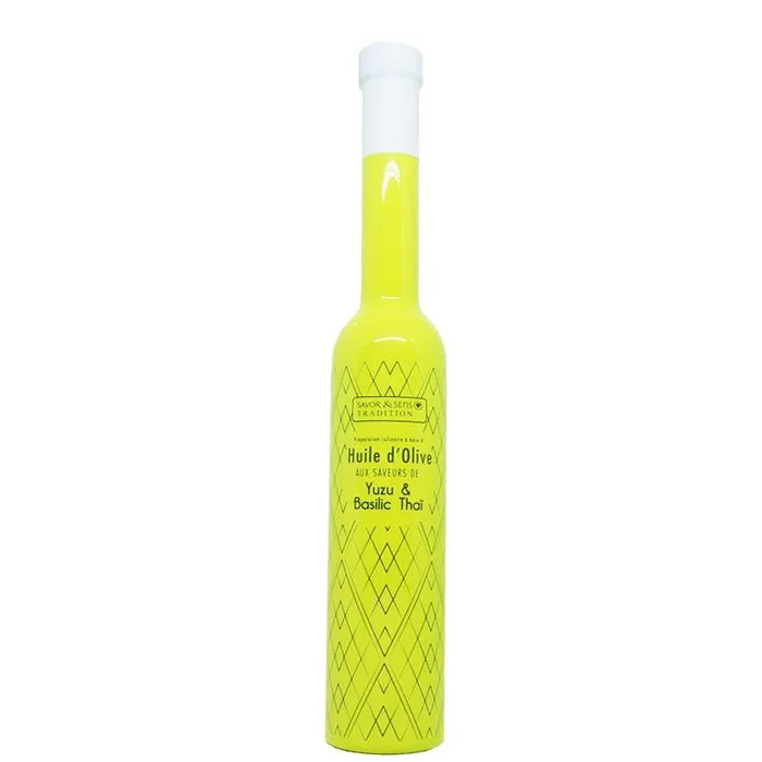 Huile d’olive Yuzu & Basilic Thai 200ml