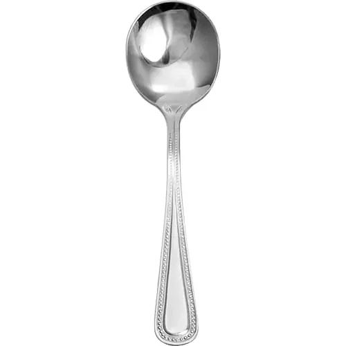 Int‘l Tableware BE-113 Belmont 18/0 6-1/8″ Bouillon Spoon – Dozen