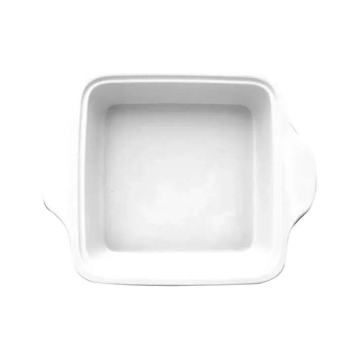 Int‘l Tableware BW-55-BW Bright White 10 Oz Baker w/ Handles – 24 / CS