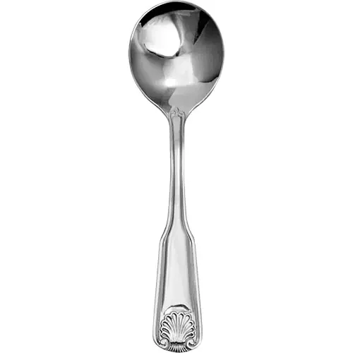 Int‘l Tableware NA-113 Nautilus 18/0 6.25″ Bouillon Spoon – Dozen
