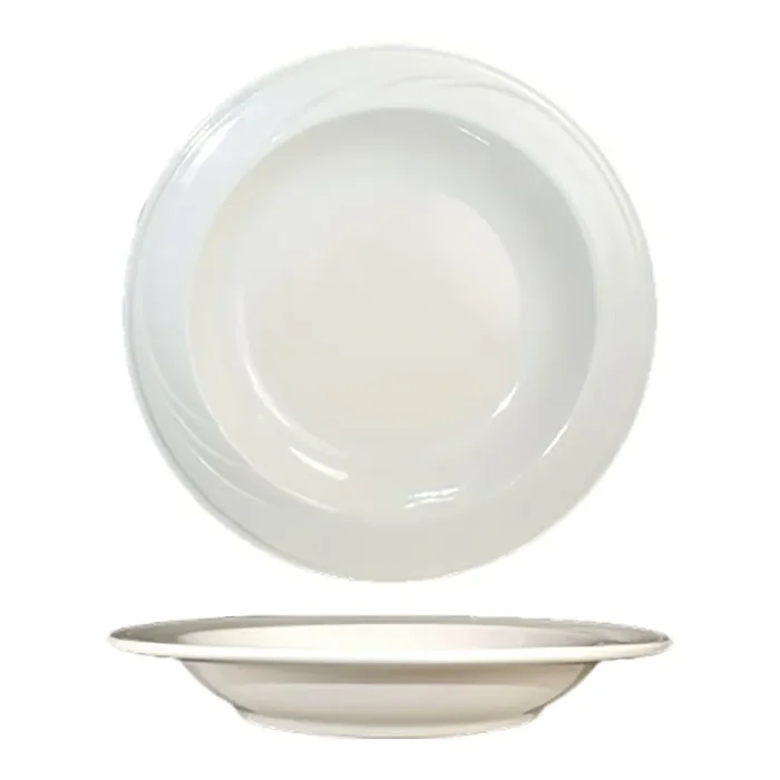 Int‘l Tableware Y-3 York American White 16 Ounce Soup Bowl – 12 / CS