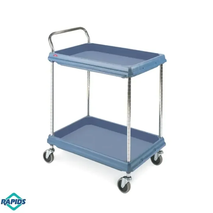 Intermetro BC2030-2DMB Cart, Microban Plastic, 2 Shelf