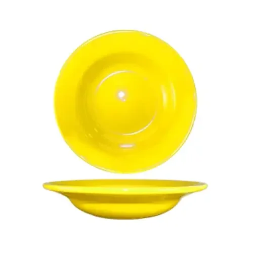 International Tableware CA-3-YR Yellow 10 Oz Deep Soup Bowl – 24 / CS