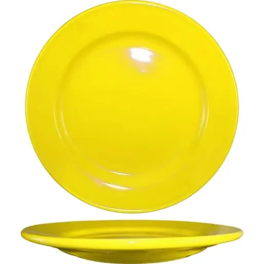 International Tableware CA-6-Y Cancun™ Stoneware Yellow WR Plate 6-5/8″