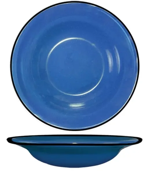 International Tableware CF-3 Campfire™ Stoneware Blue w/White Speckles Soup Bowl (10oz)
