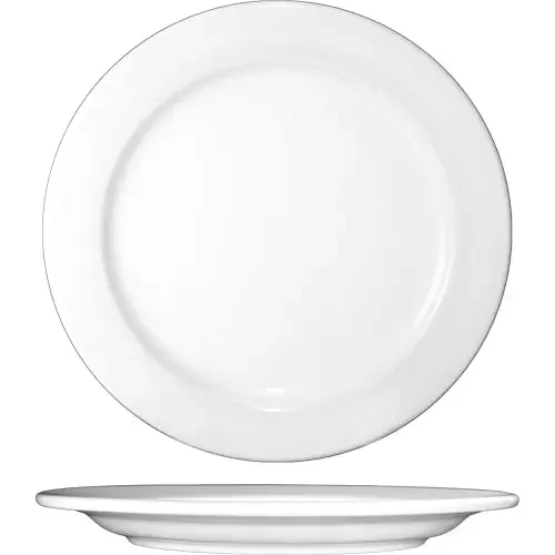 International Tableware DO-5 White Porcelain 5.5″ Plate – 36 / CS