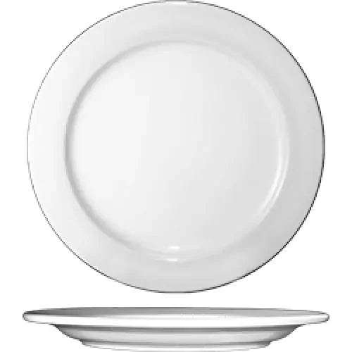 International Tableware DO-8 White Porcelain 9″ Plate – 24 / CS