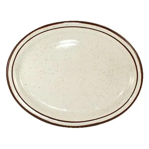 International Tableware GR-12 NR Oval 9.75 x 7.5″ Platter- 24 / CS