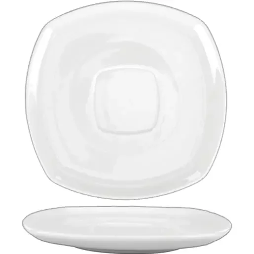 International Tableware SP-2 Slope™ Porcelain BW Saucer 6-1/4″
