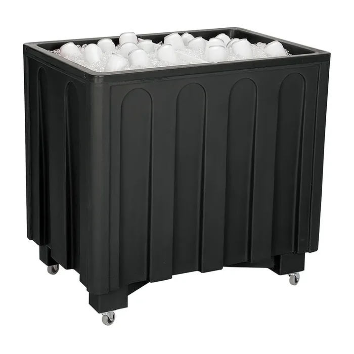 Iowa Rotocast 3501345 Black Frost Box Portable Beverage Cooler