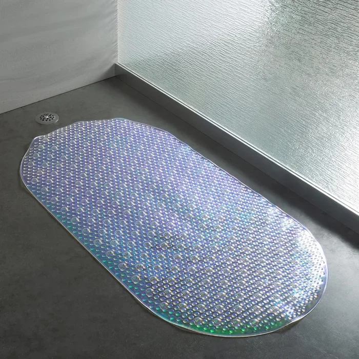 Iridescent PVC Bubble Bathtub Mat