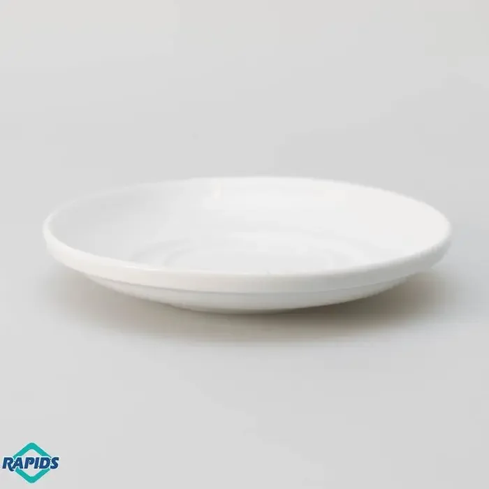 ITI China Bright White 5-7/8″ Saucer Rolled Edge Bristol Pattern (36/CS)