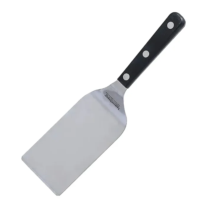 J.B. Prince M830 Black S/S LamsomSharp 5 x 3 Spatula with Handle