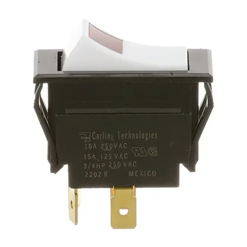Jackson JAC5930-301-45-00 (or Equivalent) Lighted Rocker Switch 7/8 X 1-1/2 Dpst (42-1207)