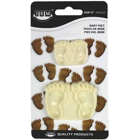 JEM Baby Feet Pop It Moulds