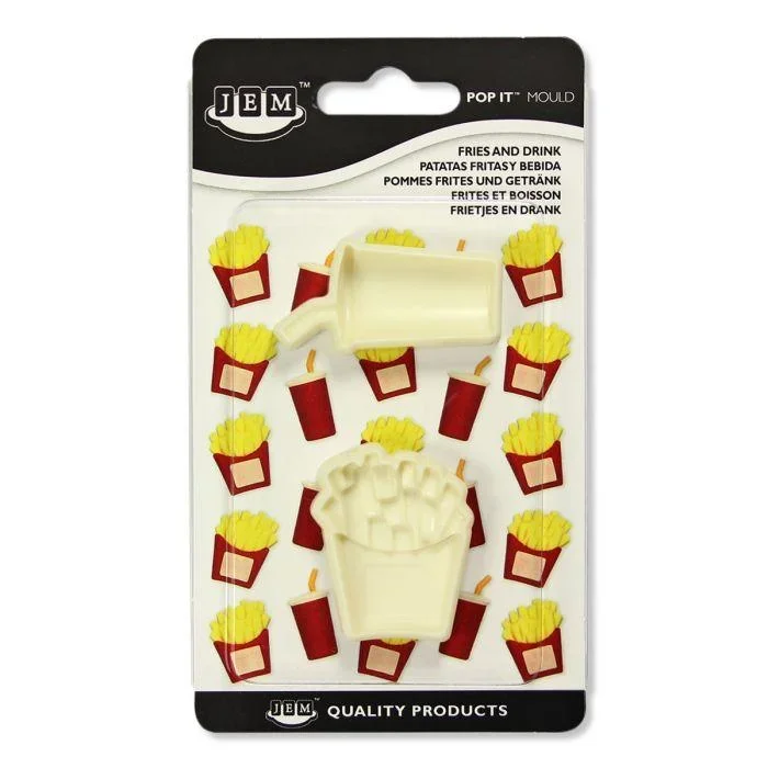 JEM Fries & Drink Pop It Moulds