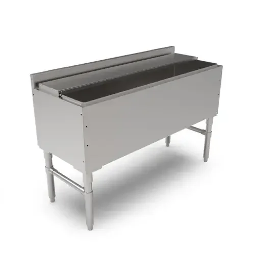 John Boos UBIB-1848-X Slim-Line Underbar Ice Bin/Cocktail Unit