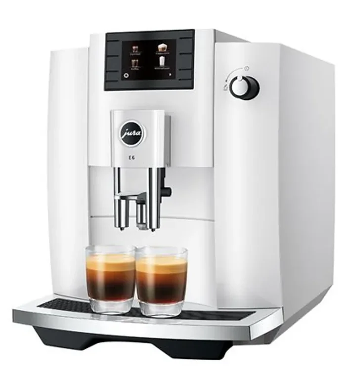Jura E6 Automatic Coffee Machine – White