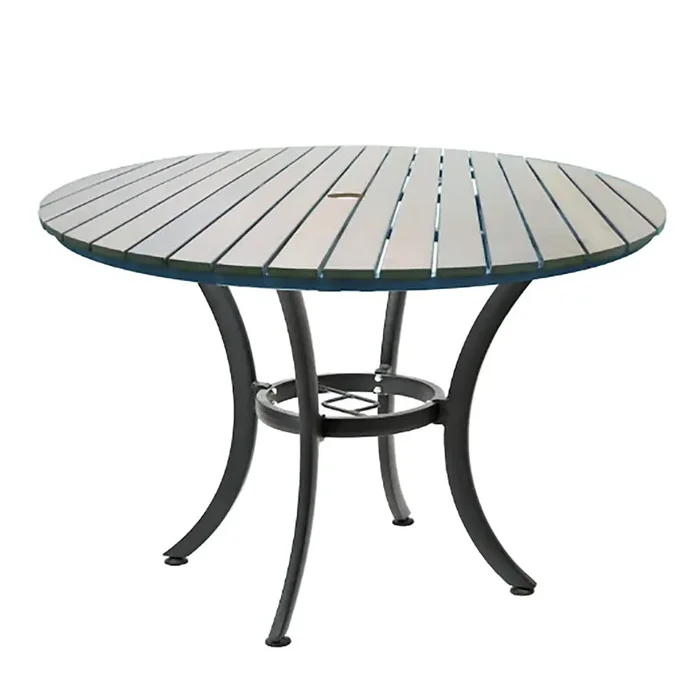 Just Chair PW801TT-36R Outdoor 36″ Round Table with Umbrella Hole