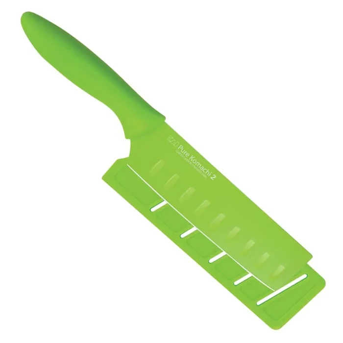 Kai Pure Komachi 2 5.4‘‘ Hollow-Ground Nakiri & Sheath – Green
