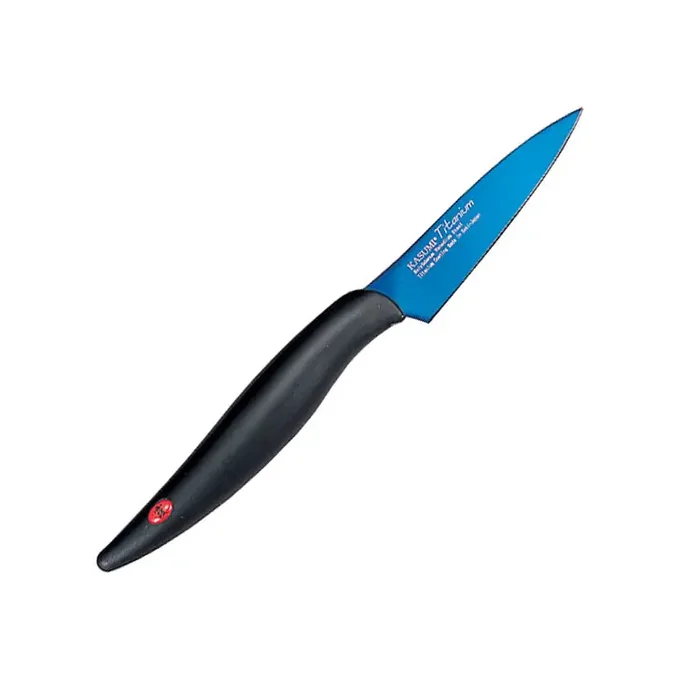 Kasumi Titanium – 3″ Paring Knife – Blue