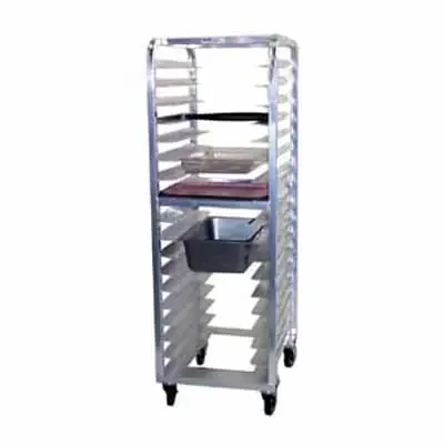Kelmax 4H1238 Aluminum Universal Pan Rack with 5″ Poly Casters