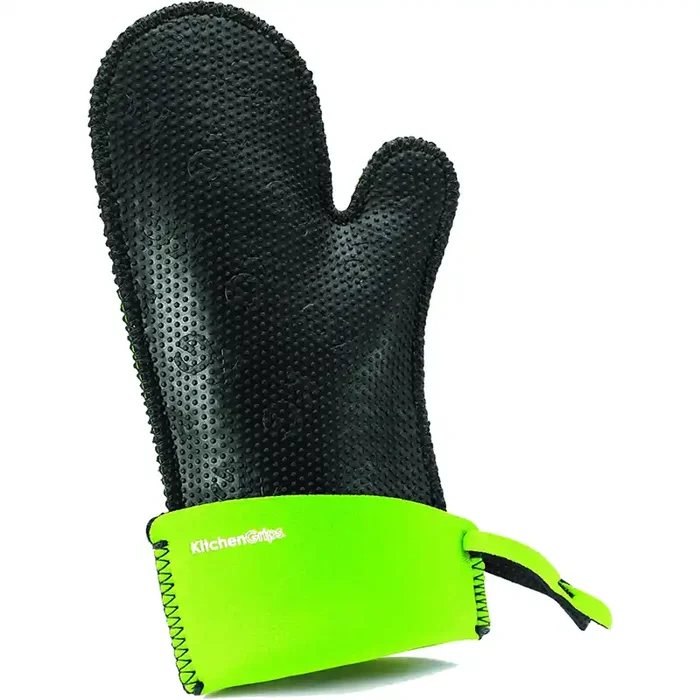 Kitchengrips Women‘S Relexed Fit Single Mitt, Extendable Cuff – Lime