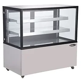 Kool-It KBF-60D 59″ Dry Non-Refrigerated Flat Glass Display Case