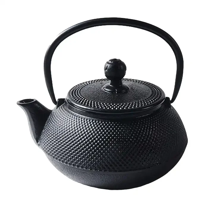 Korin Japanese Trading TPI-TB1/05 Black Arare Cast Iron 22 Oz. Teapot