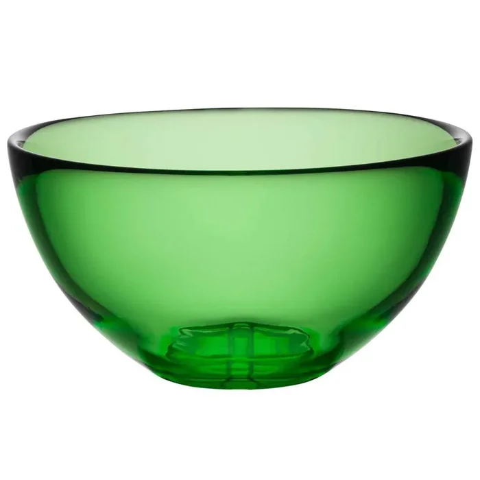 Kosta Boda Bruk Serving Bowl, Apple Green