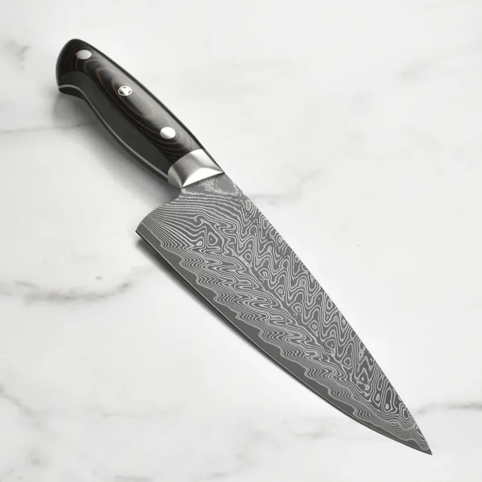 Kramer Stainless Damascus 8″ Chef‘s Knife