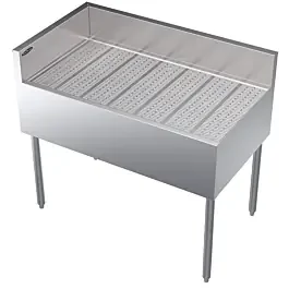 Krowne KR24-C42L Royal Series 42″L x 24″D Corner Drainboard with Left Return